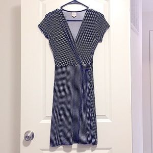 Kaileigh Ava Faux Wrap Knit Dress